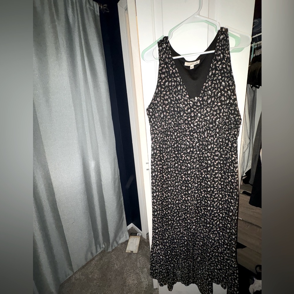 Black Floral Dress